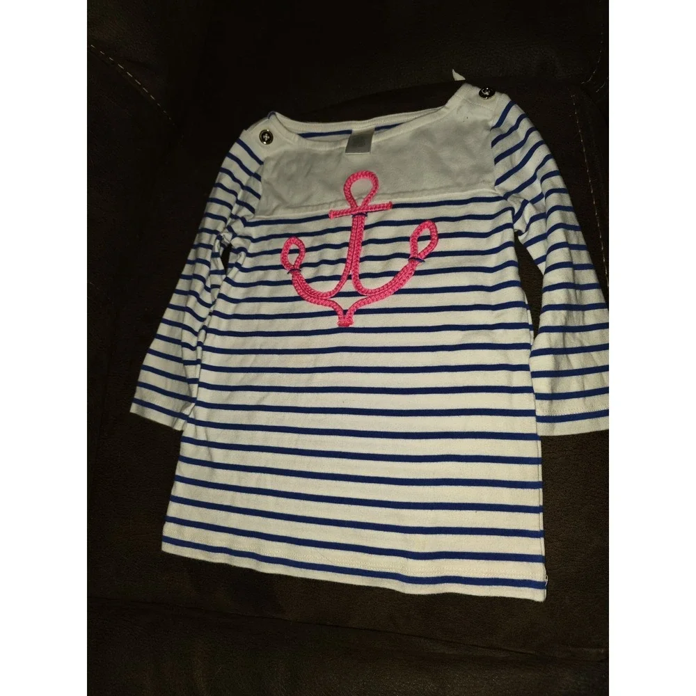 Gymboree‎ stripes and anchors anchor top size 7